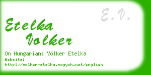 etelka volker business card
